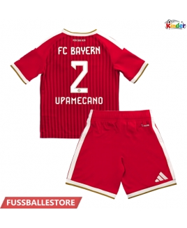Günstige Bayern Munich Dayot Upamecano #2 Heimtrikotsatz Kinder 2026-27 Kurzarm (+ Kurze Hosen)